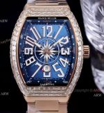 Copy Franck Muller Yachting V45 Automatic Watch Bust Down Rose Gold